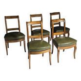 Ensemble de 5 chaises de salle à manger