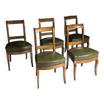 Set of 5 dining chairs