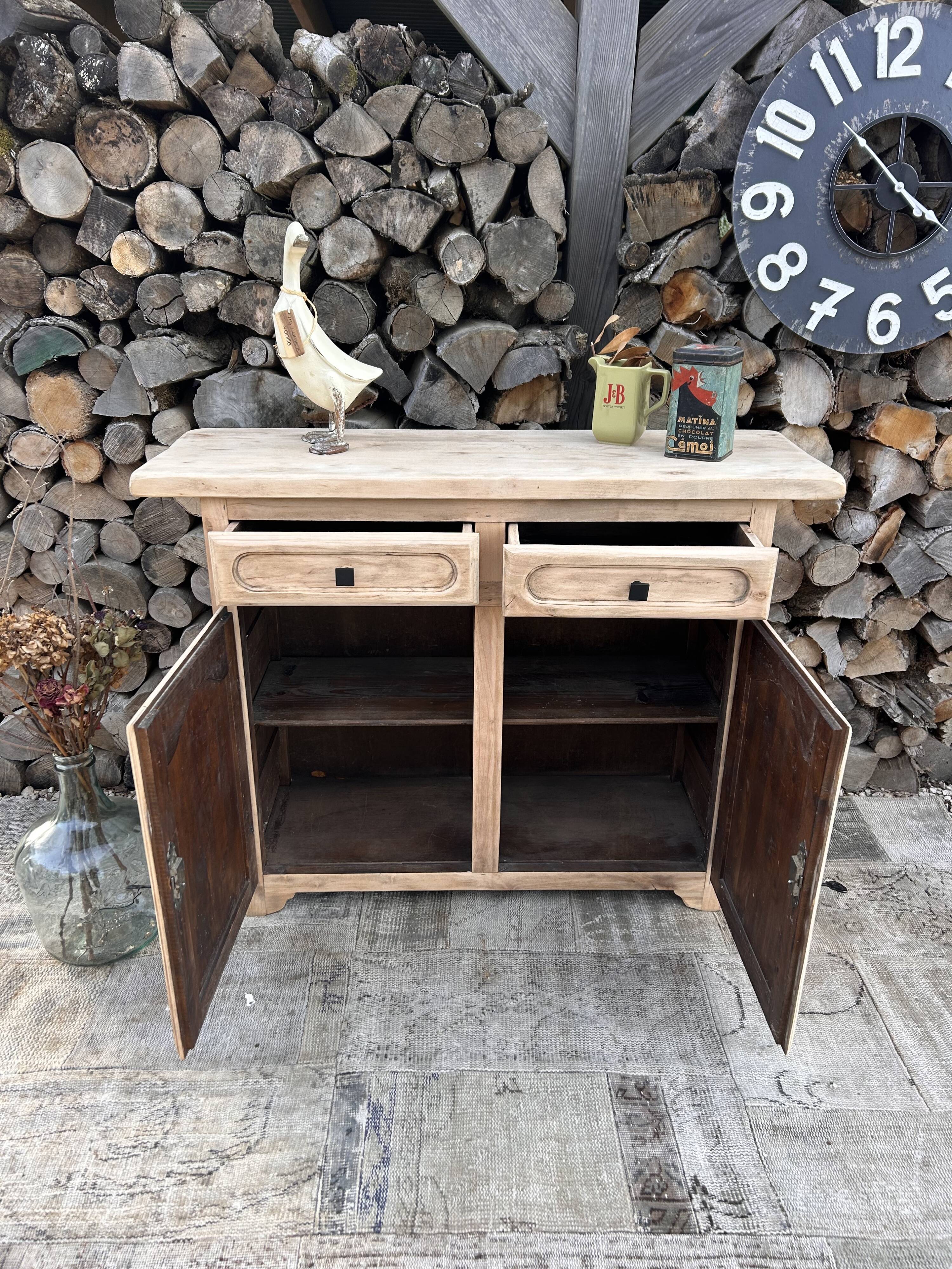 Solid oak sideboard