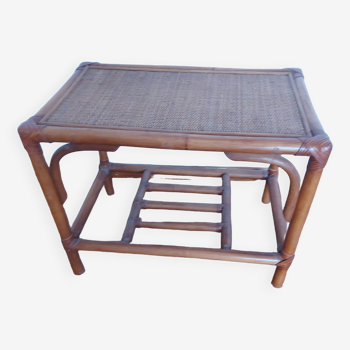 Vintage bamboo table