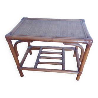 Vintage bamboo table