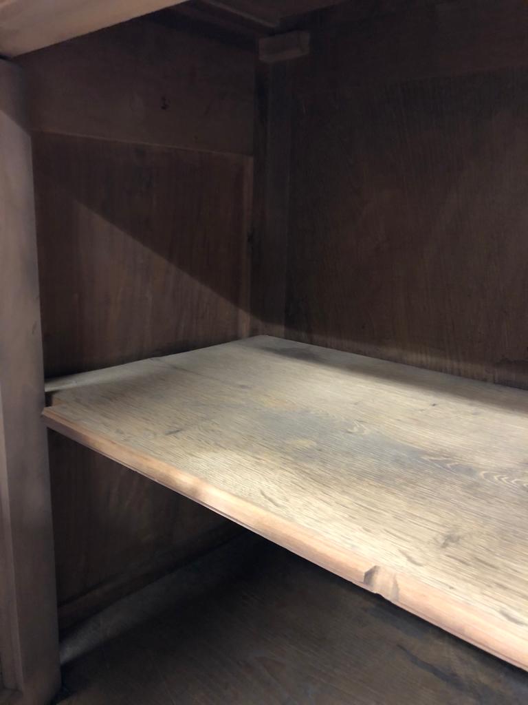 Library showcase carved wood