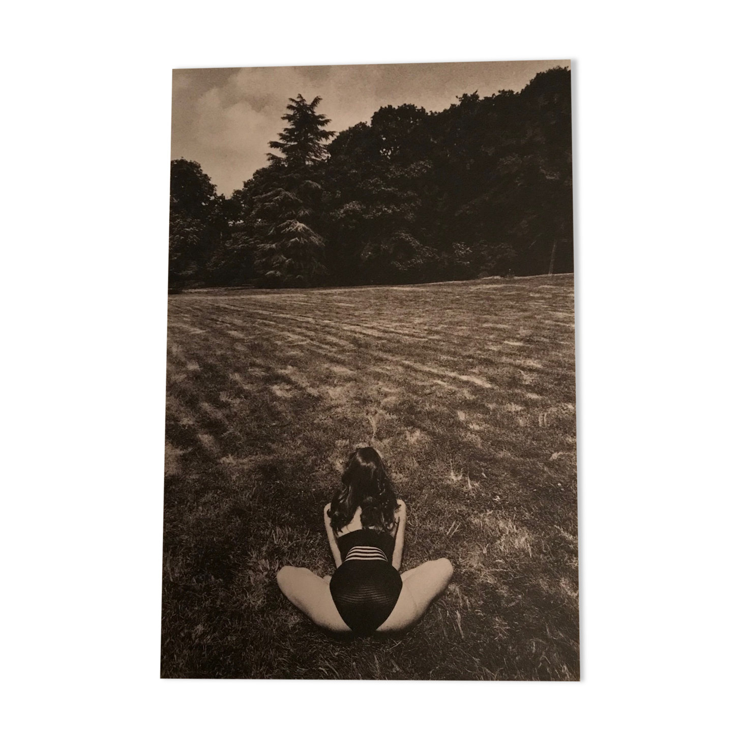 Heliography signed Jeanloup Sieff.