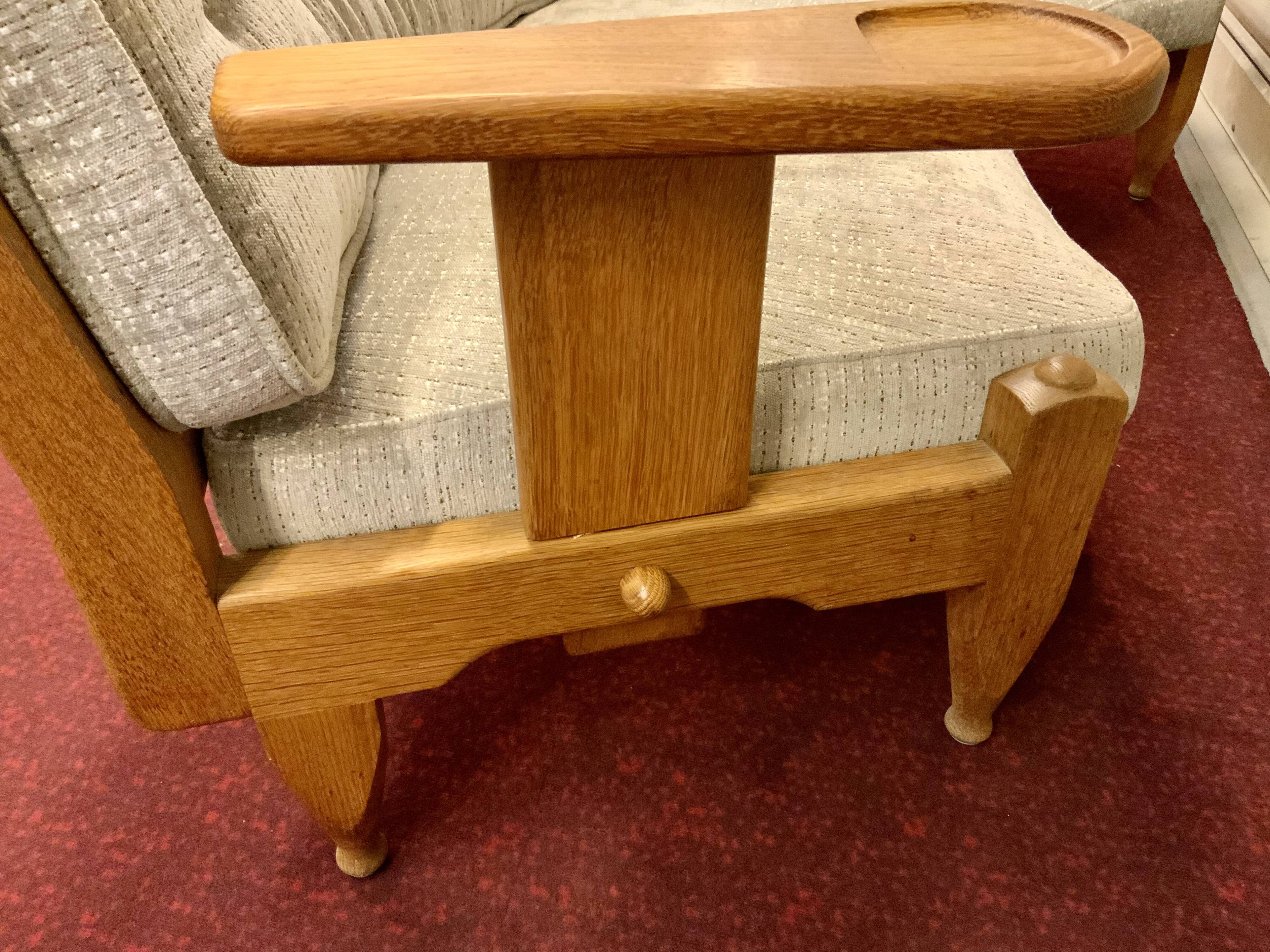 Sofa Guillerme and Chambron solid oak