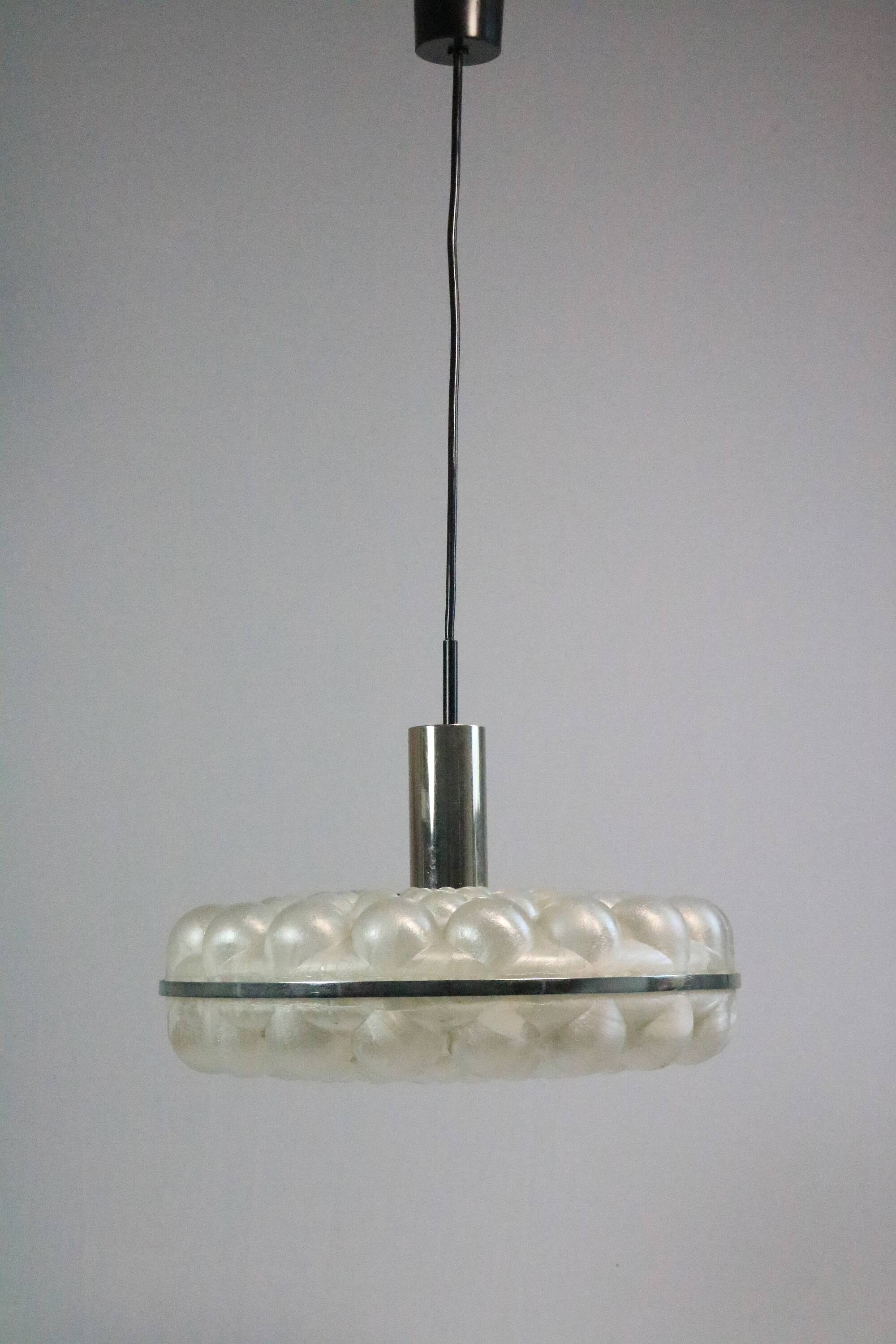 Extraordinary Vintage  Hanging Lamp, Big Bubbles, 1970s