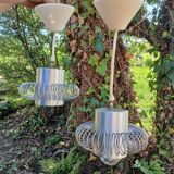 Pair of 70s pendant lights