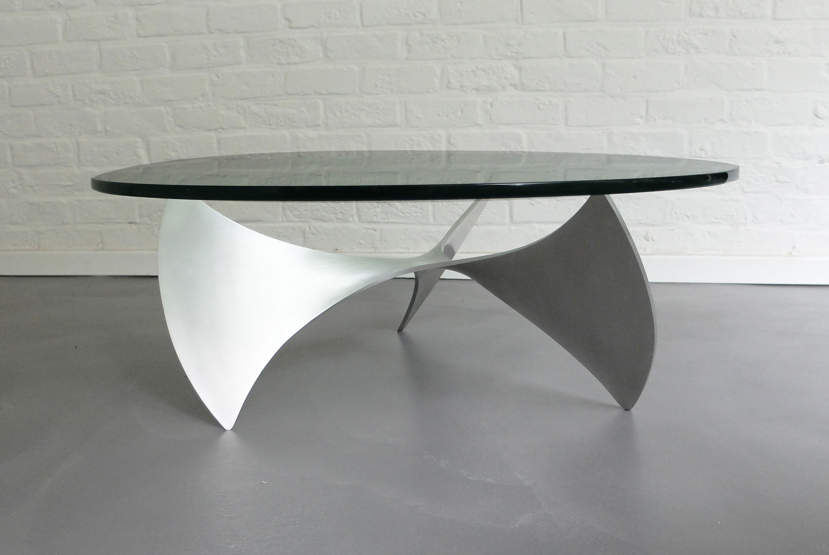 Coffee table propeller/propeller, Knut Hesterberg Ronald Schmitt, 1960s