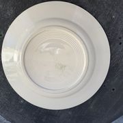 Set of two dishes, one with cakes and a hand-painted serving dish mill of wolves hamage Ceres