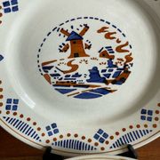 5 assiettes à dessert KG Luneville Fleurines