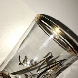 Antique gilded glass with the inscription Maman