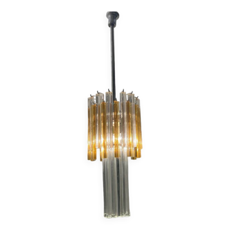 Lustre Trilobi en verre de Murano par Venini années 1970