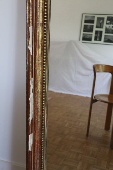 Miroir doré ancien