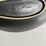 Ceramic shell-shaped bowl by Pol Chambost, signed, 1960.