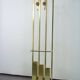Mid-Century Brass and Wood Coat Rack. Italy 1970s
