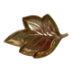 Brass leaf catchall
