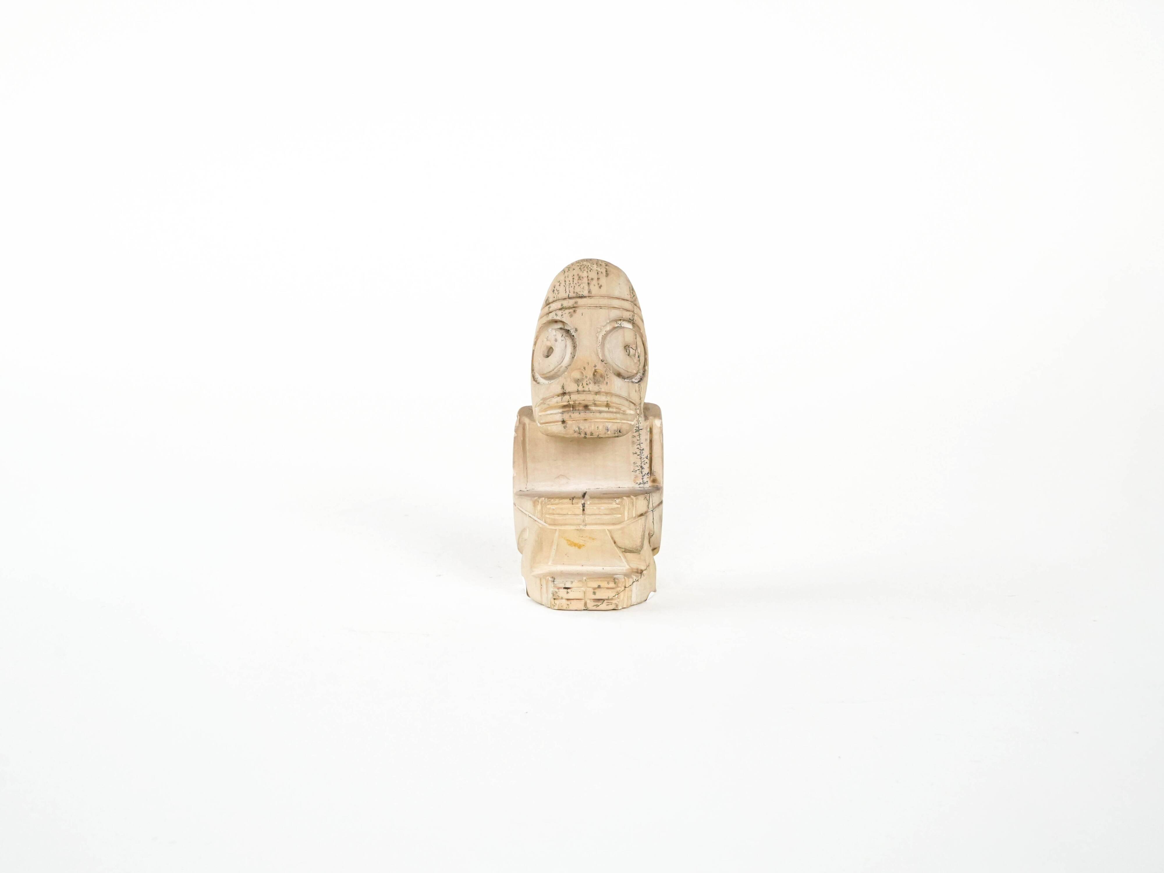 Figurine décorative, style tribal, années 1960, fabriquée au Danemark