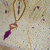 Tapis berbère coloré fait main 280 x 241 cm