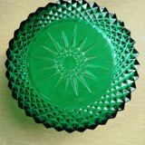 Saladier verre ciselé