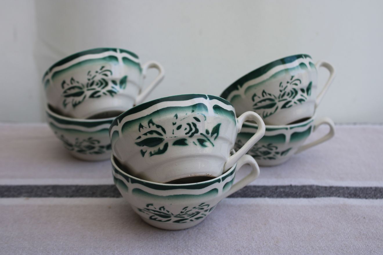 Set of 6 coffee cups