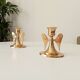 Pair of vintage winged candlesticks from the 60s/70s