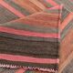 Pink & Brown Striped Pattern Vintage Kilim Rug, 167x254Cm