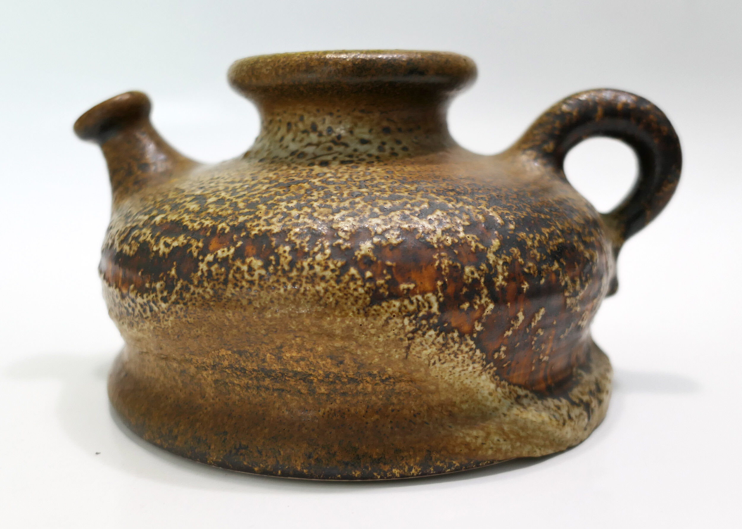 Modernist brutalist ceramic pot 1960s
