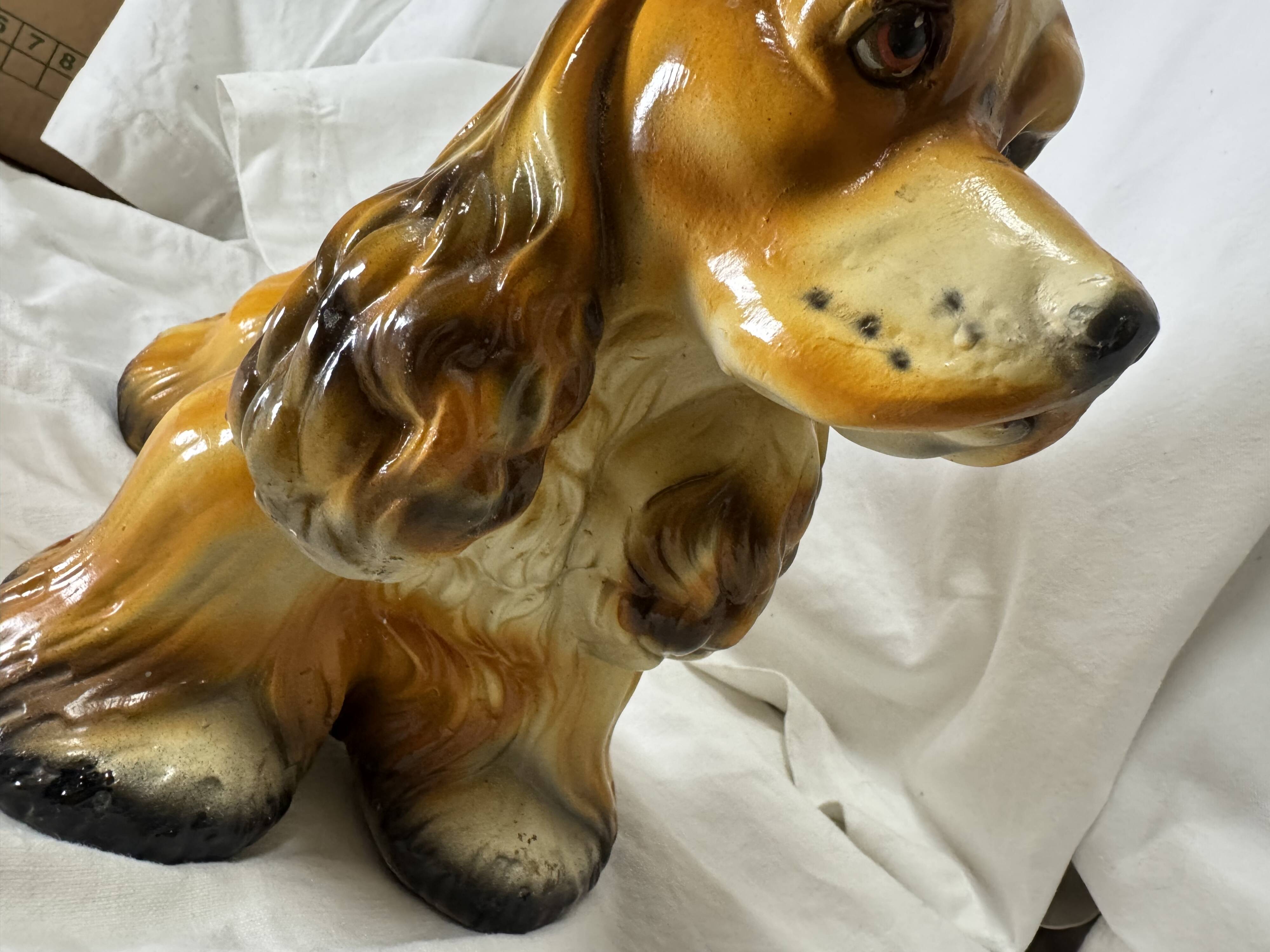 Ceramic dog, cocker