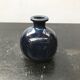 Ancien vase Le Cep boule grès émaillé bleu années 70 vintage