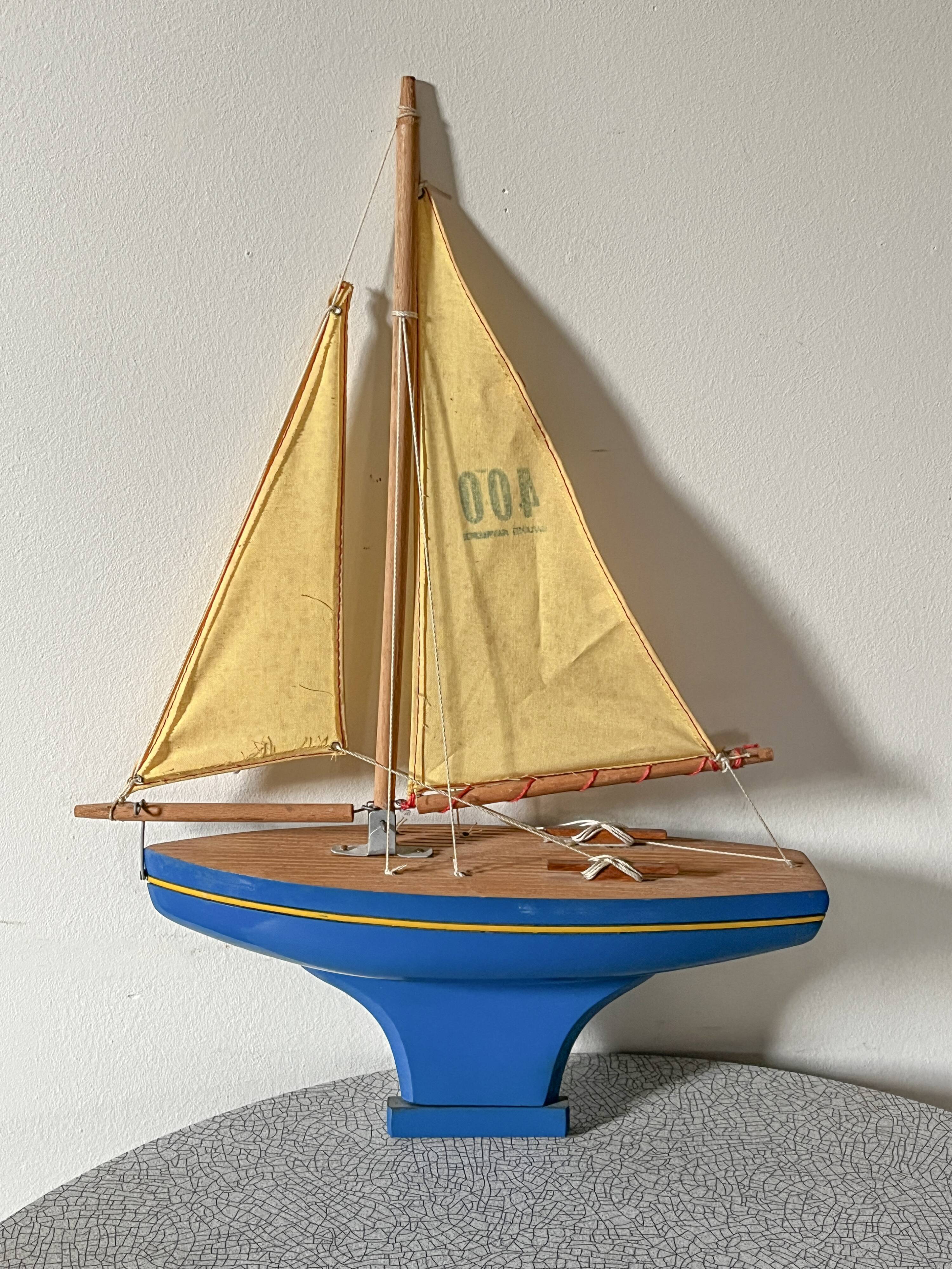 Tirot 400 basin sailboat, vintage toy
