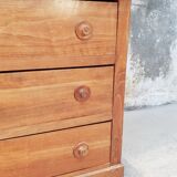 Antique chest of drawers in solid oak