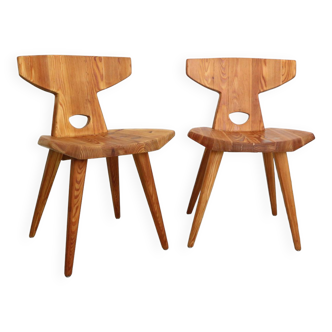 Ensemble de deux chaises par Jacob Kielland-Brandt pour I. Christiansen, 1960