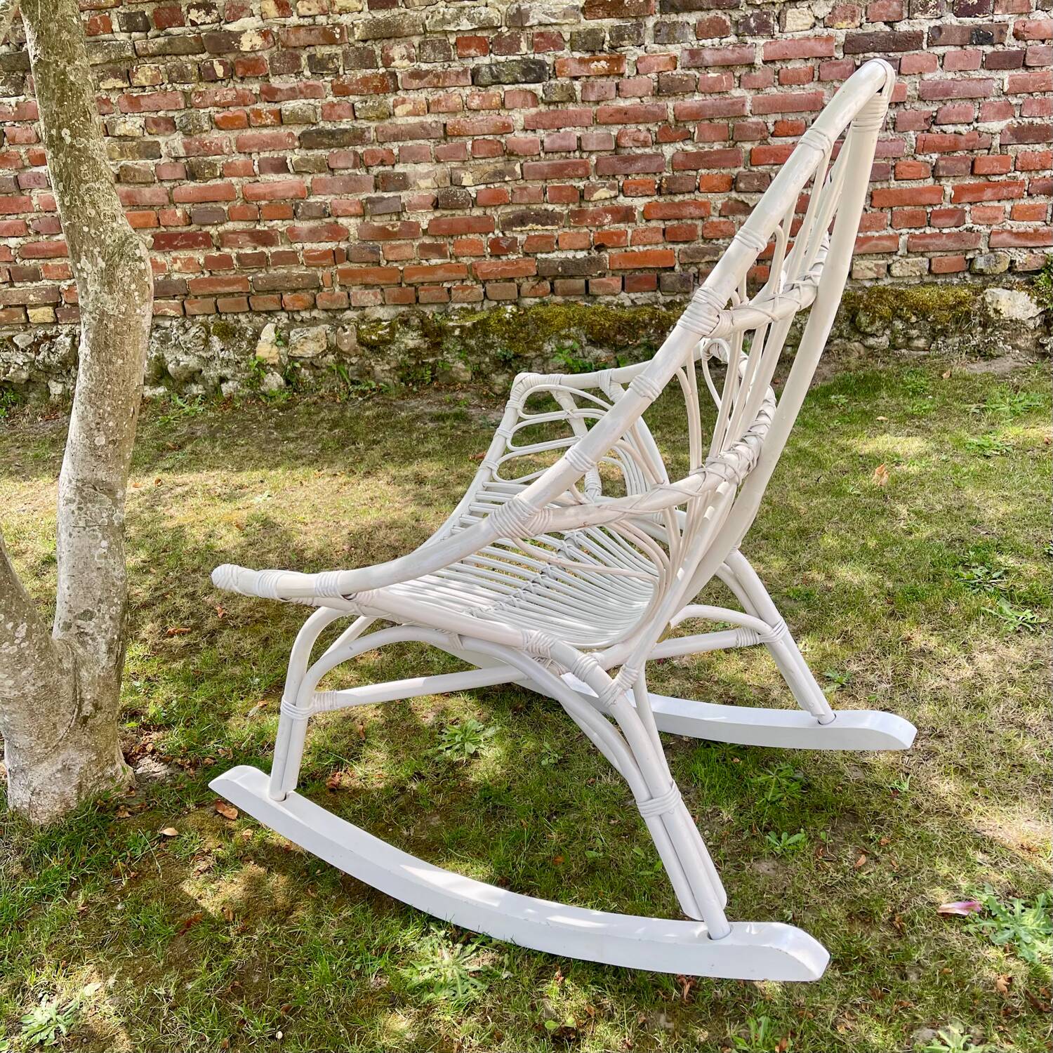 Rattan rocking chair