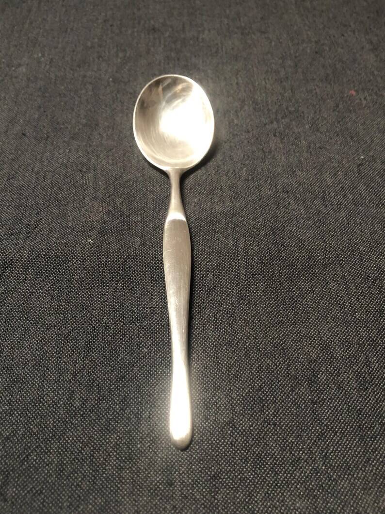Vintage Christofle Silver Plated Fork and Soup Spoon Set Tapio Wirkkala Duo