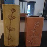 Pair of Raymonde Leduc vases