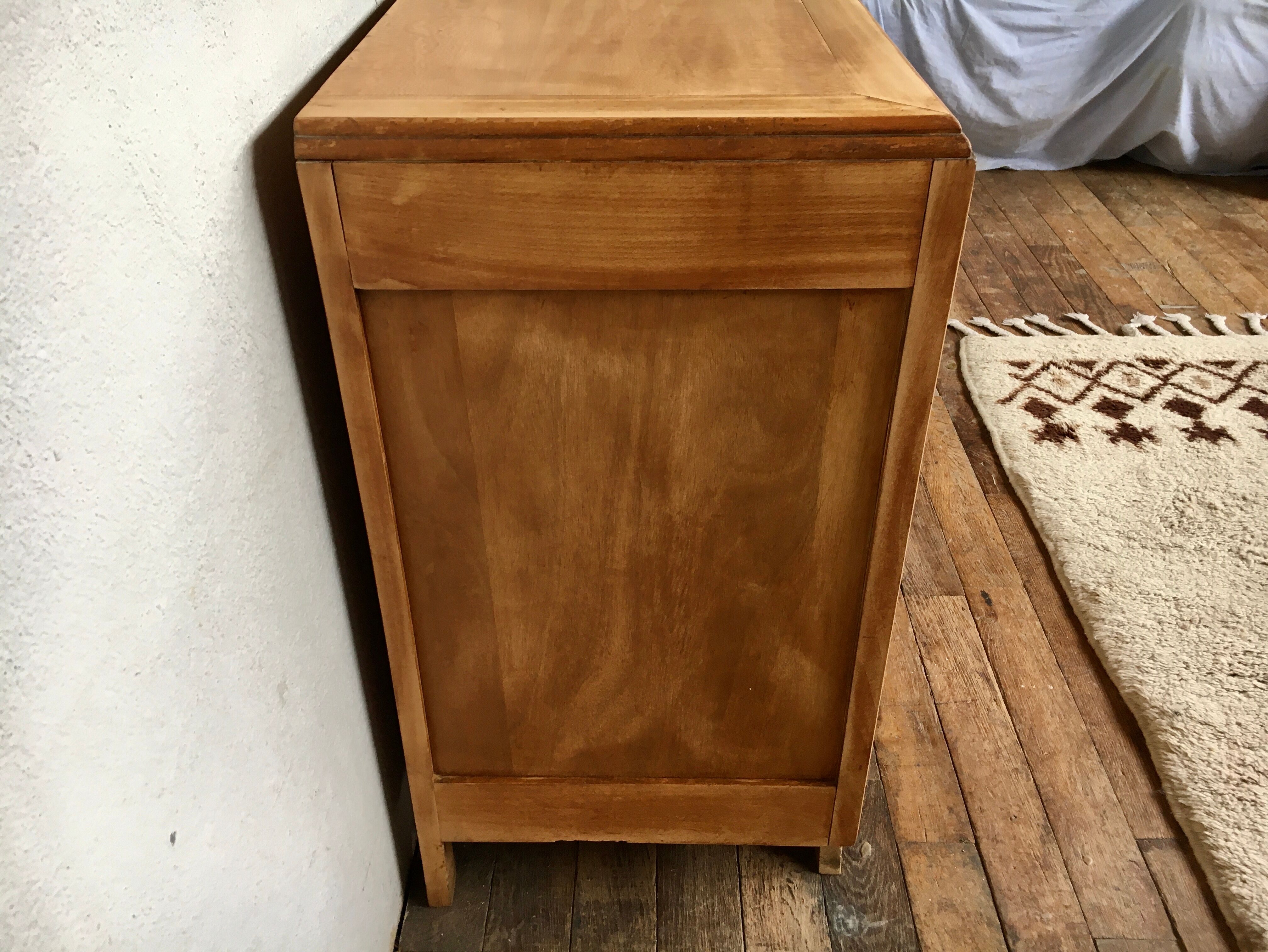 Commode Artdeco 1950 vintage pieds compas
