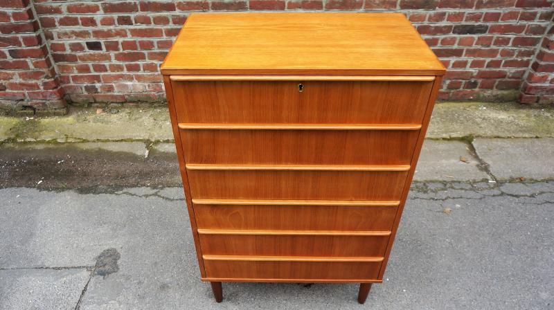 Scandinavian teak chiffonnier
