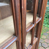 Vintage glass-fronted cabinet