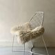 White metal bikini mesh design chair