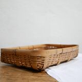 Vintage rattan basket