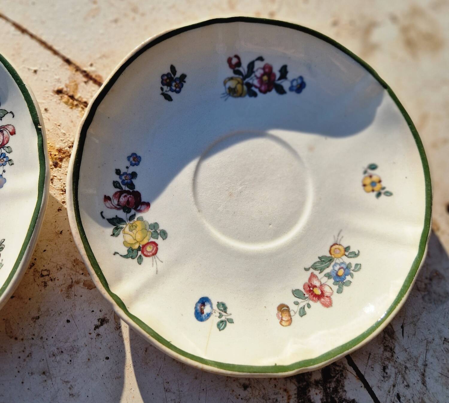 Set of 3 saucers Villeroy Boch model 1562