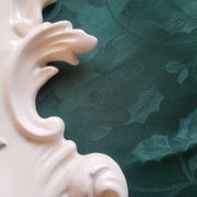 Farnesiana Mirror by Carlo Corvi in ceramic Italy 1950