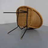 Mid-Century Modern Wicker Chair by Paul McCobb, USA, 1950s