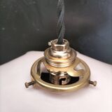 Pink opaline pendant light