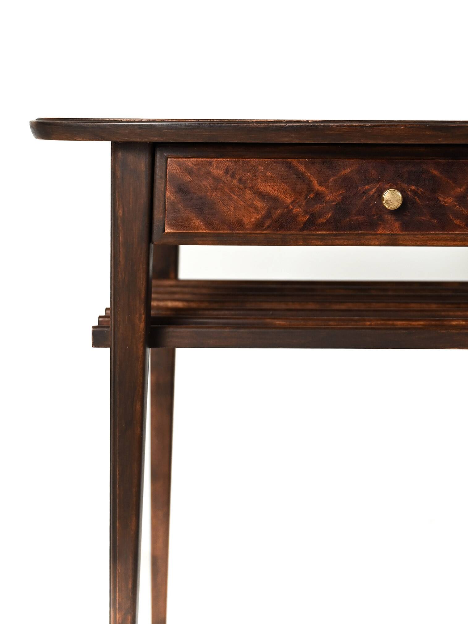 Pair of Scandinavian Mahogany Nightstands, 1950s