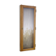 Vintage wall display cabinet 1960s light wood