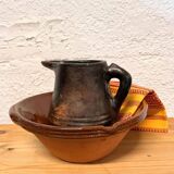 Old terracotta pitcher