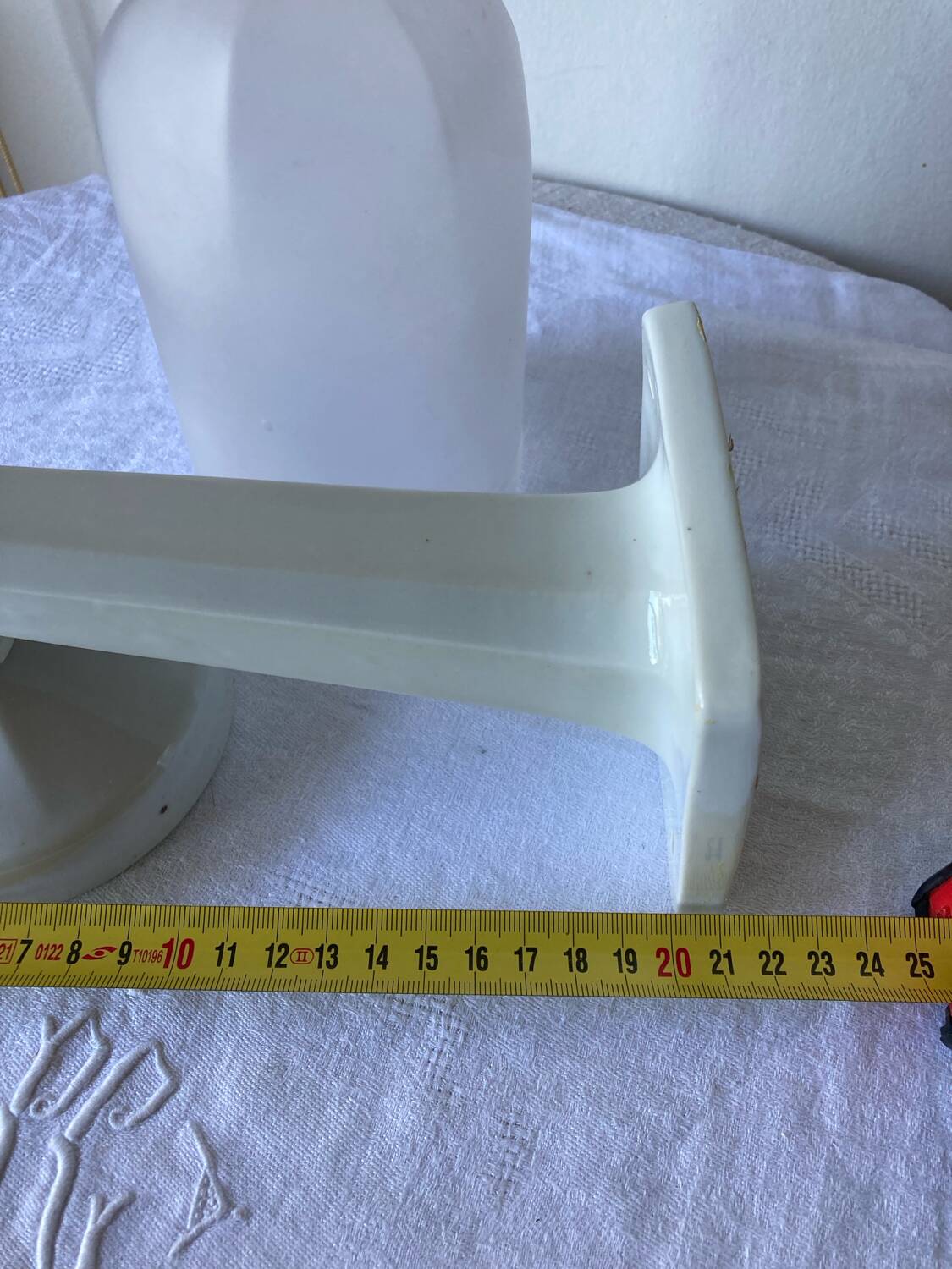 Applique porcelaine et verre Art Deco