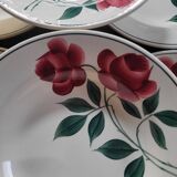 Set of 11 Vernon pattern soup plates, 1940s