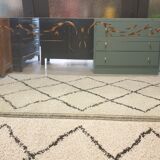 Miroir eglomisé art déco 180×72