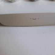 Set of 12 knives silver metal and stainless steel violin model Ercuis